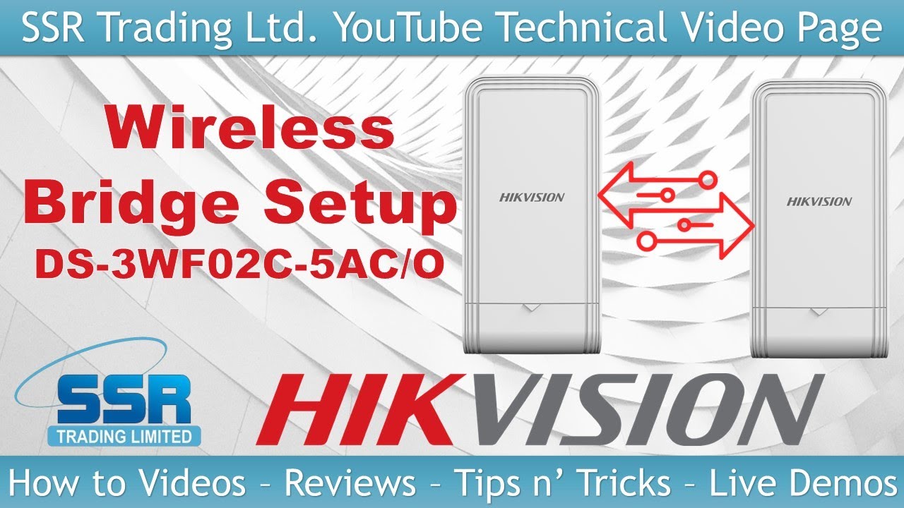 Настройка беспроводного моста Hikvision + Новости канала DS-3WF02C-5AC/O
