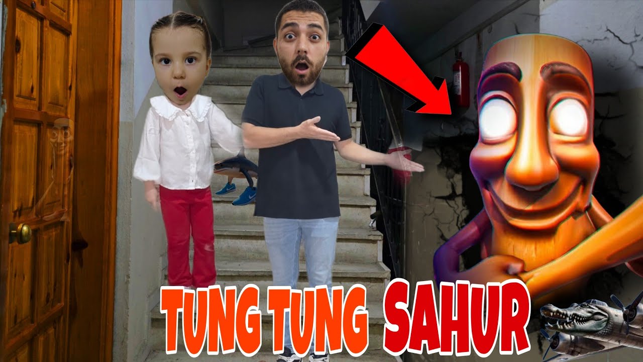 TUNG TUNG TUNG SAHURUN EVİNE GİTTİ !!MİLA HAKAN GİZLİ KAPIYI AÇTIK KİM ÇIKTI EYVAH MİLA SES VAR ! !