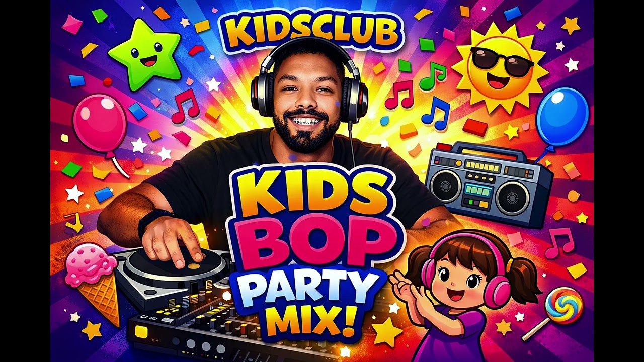KidsClub KidsBop Party Mix 🎉 | Fun & Family-Friendly Dance Music