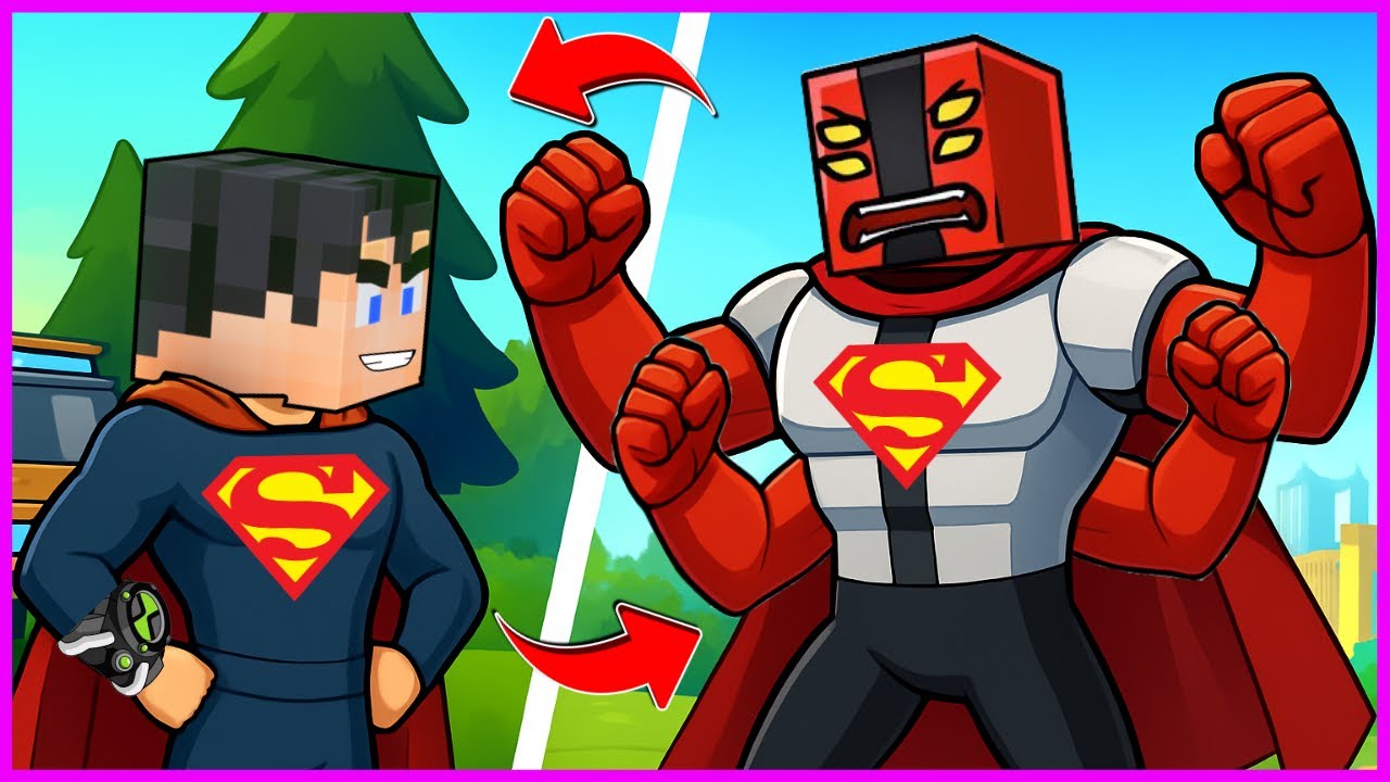 SÜPERMAN OMNİTRİXİ BULDU, DÖRT KOLA DÖNÜŞTÜ! 😱 (Minecraft)