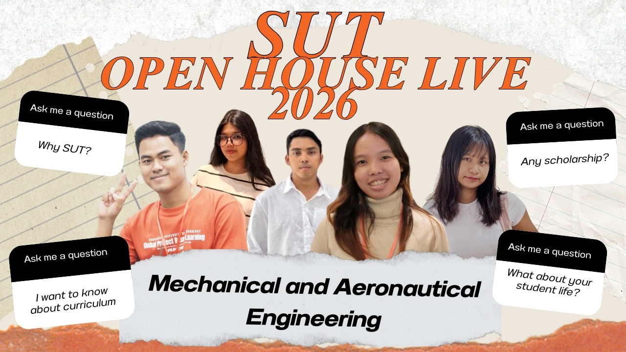 SUT OPEN HOUSE LIVE 2026:  MECHANICAL AND AERONAUTICAL ENGINEERING (Week 2)