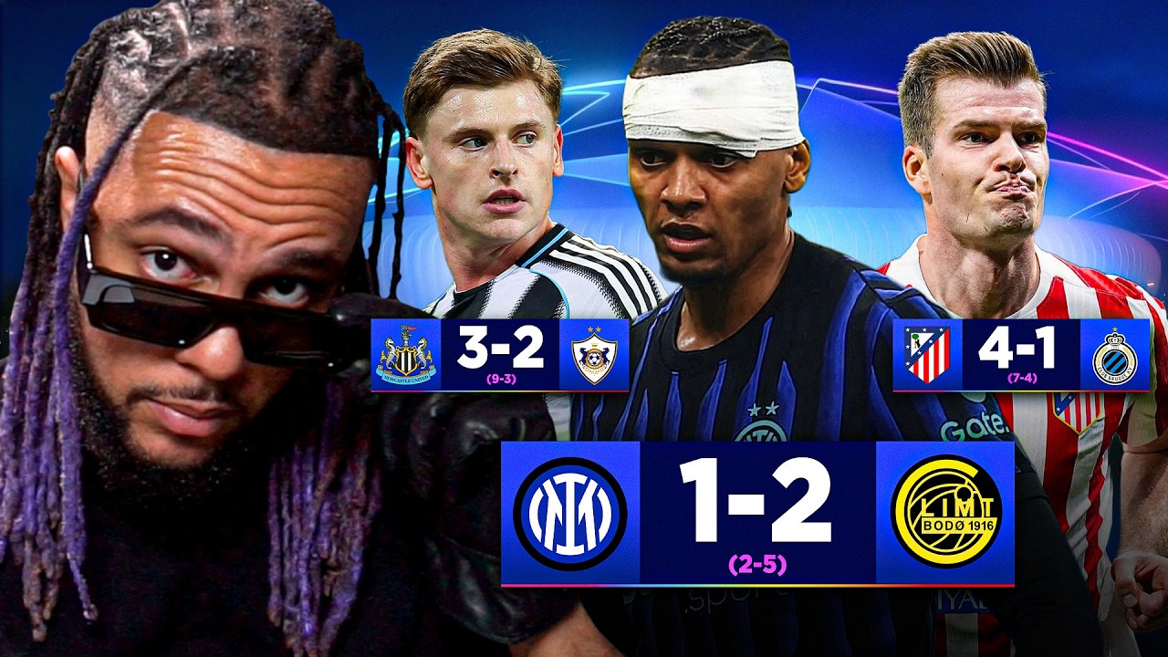 LMAOOO INTER BODIED BY BODO!! NEWCASTLE, ATLETI AND LEVERKUSEN THROUGH!
