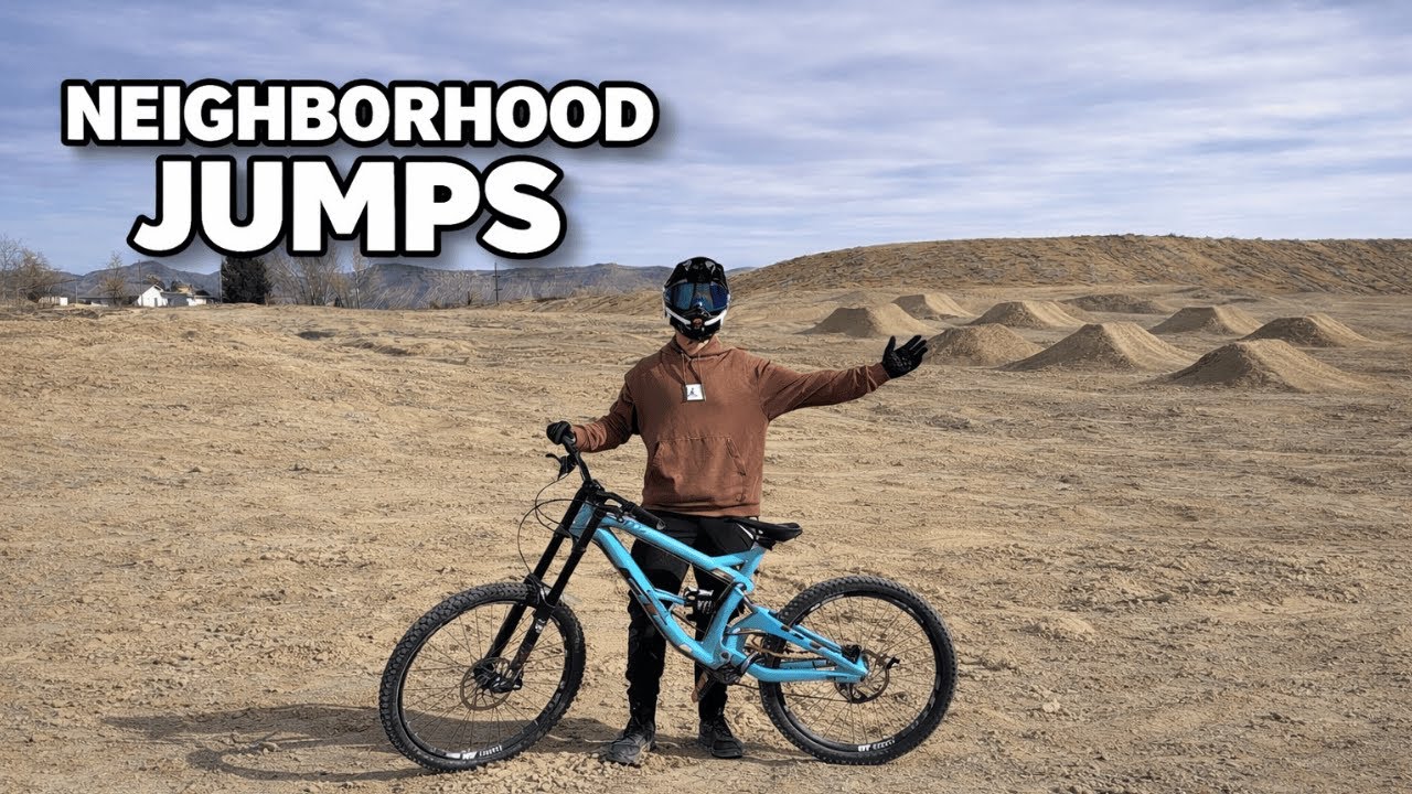 I Found Bike Jumps In a Neighborhood!