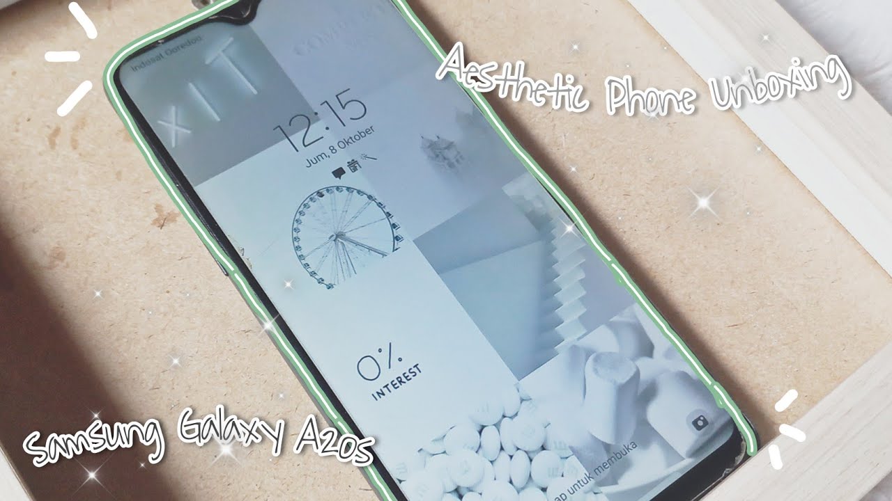 Unboxing Samsung Galaxy A20s 🍓 Aesthetic Unboxing