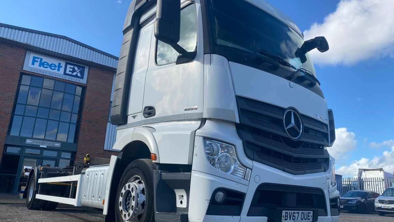 MERCEDES ACTROS 1835 DRAW BAR SPEC *EURO 6* 4X2 DEMOUNT CHASSIS CAB 2018 - BV67 OUE