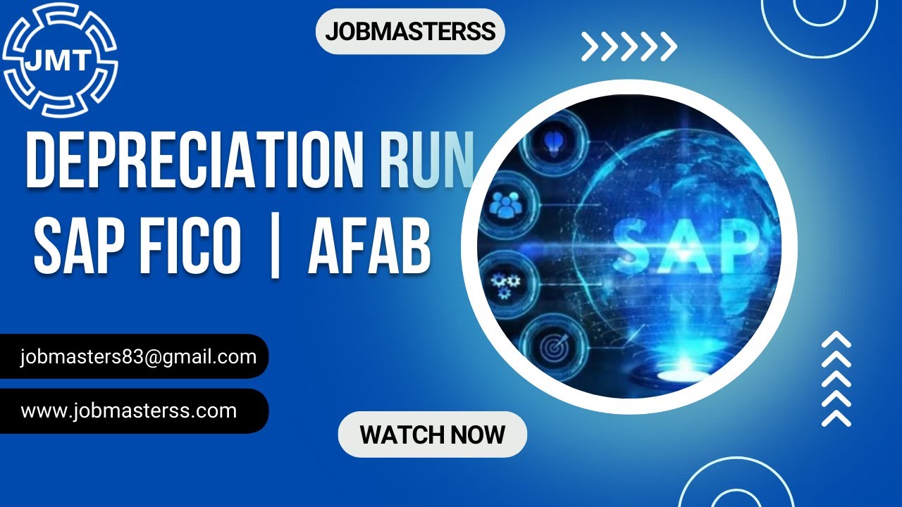 Depreciation Run in SAP FICO | Step-by-Step Explanation | T-Code: AFAB