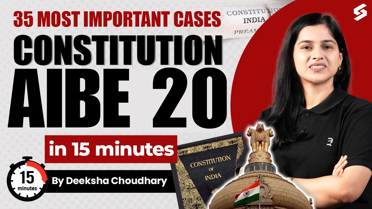 Top 35 Landmark Judgements on Constitutional Law | AIBE 20 | Landmark Judgement of Supreme Court