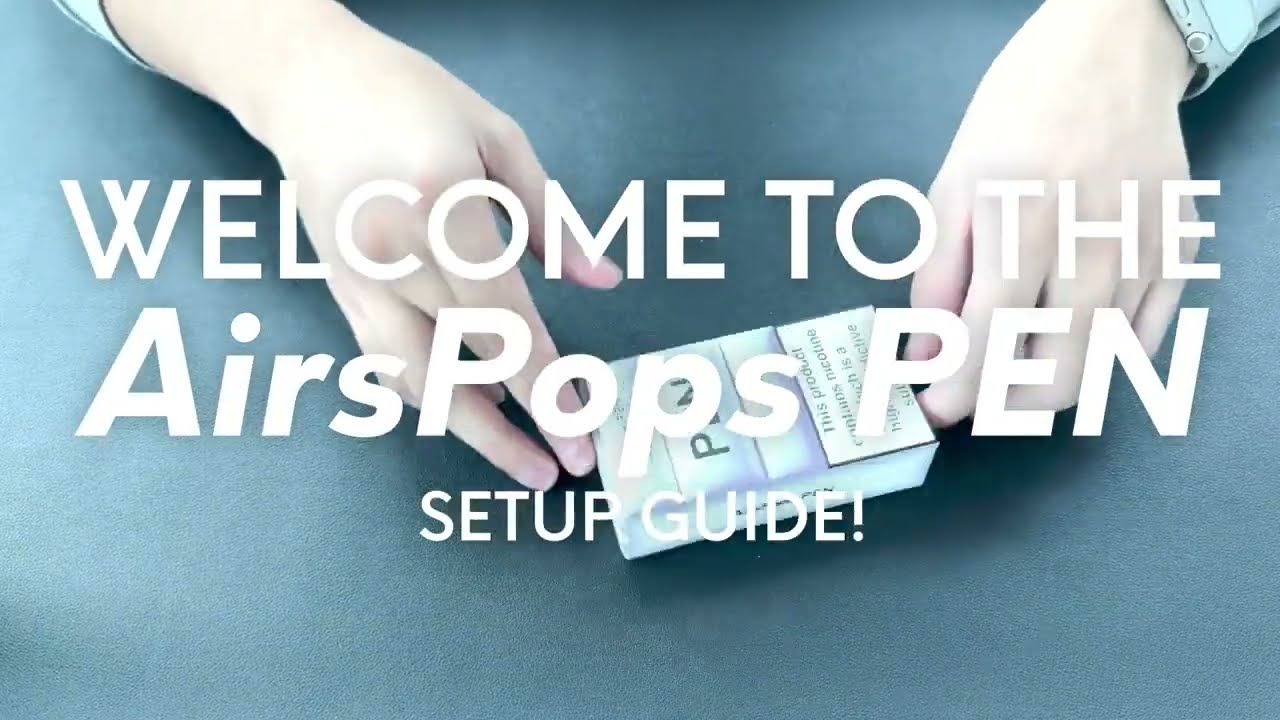 AIRSCREAM PEN by AirsPops - How To Guide. Unleash the Flavour