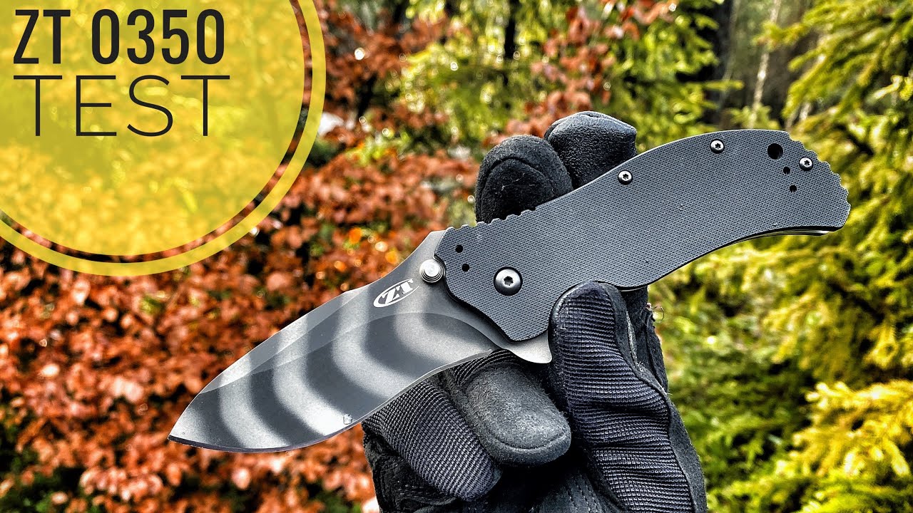 Нож Zero Tolerance 0350 тест / testing