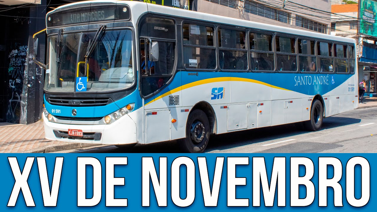 Avenida XV de Novembro (Santo André/SP) - Movimentação de Ônibus 
