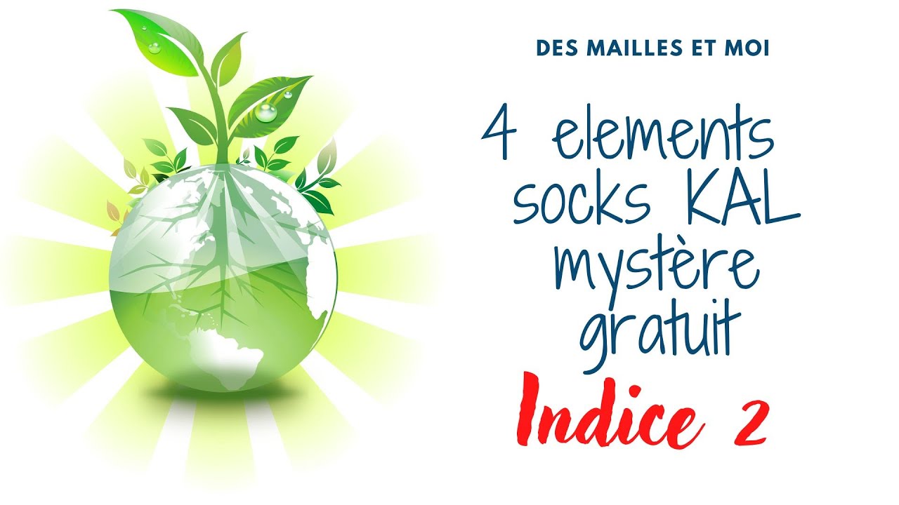 4 element sock MKAL 2023 indice 2 - La terre  -#knittingpattern #podcasttricot #vlogtricot #tricot