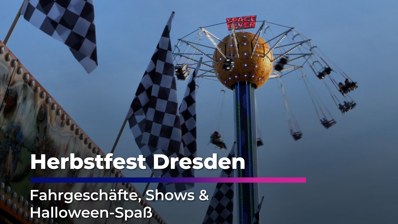 Herbstfest Dresden: Fahrgeschäfte, Shows & Halloween-Spaß I Sachsen Fernsehen