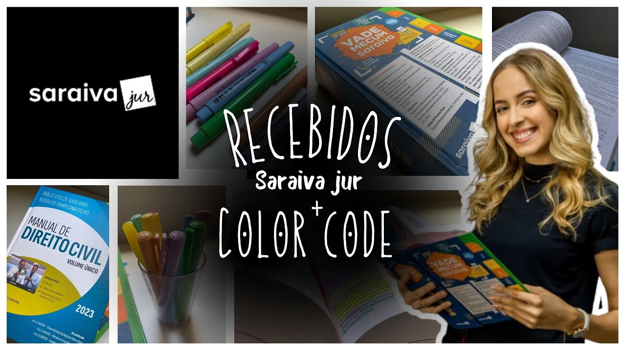 Como criar um COLOR CODE para os estudos + recebidos Saraivajur
