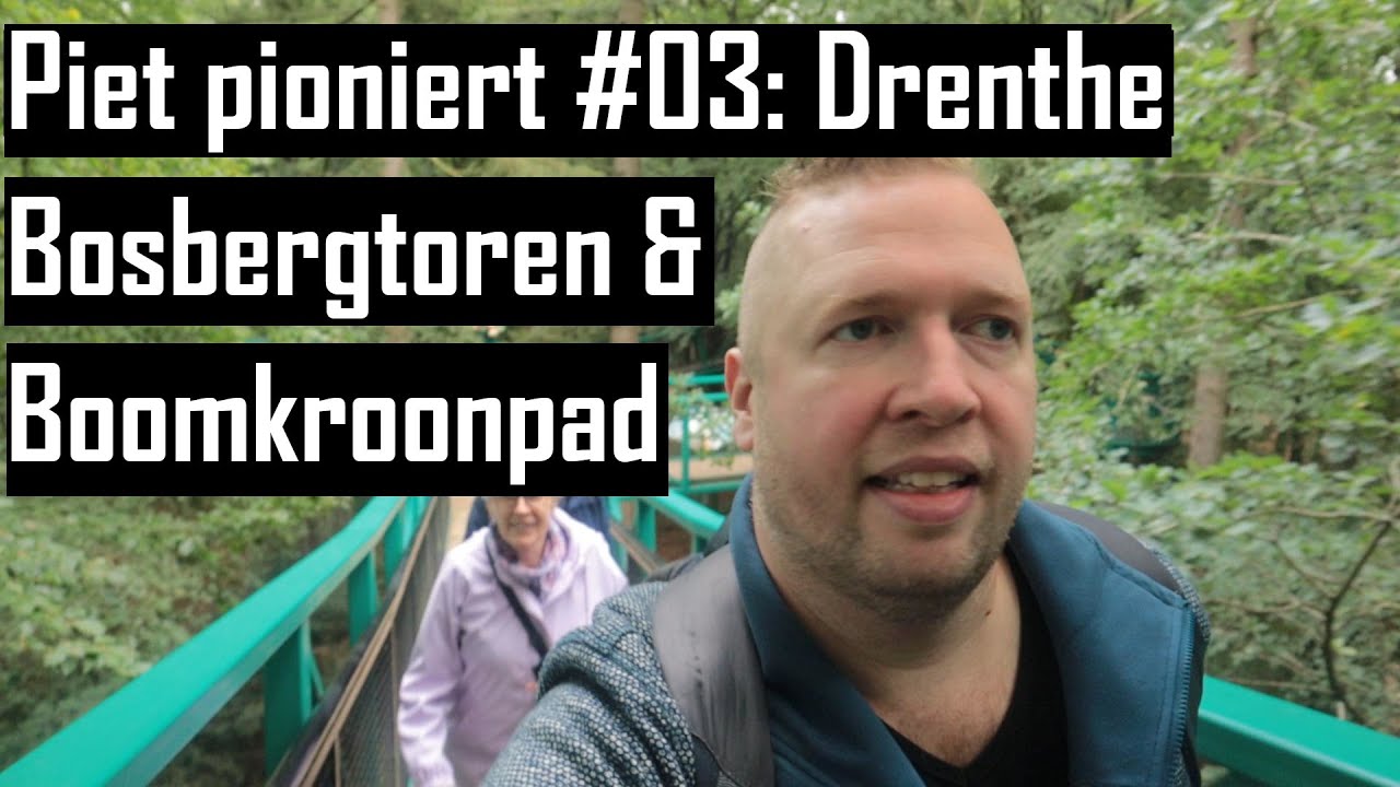 Piet pioniert #03│Drenthe - Bosbergtoren en Boomkroonpad