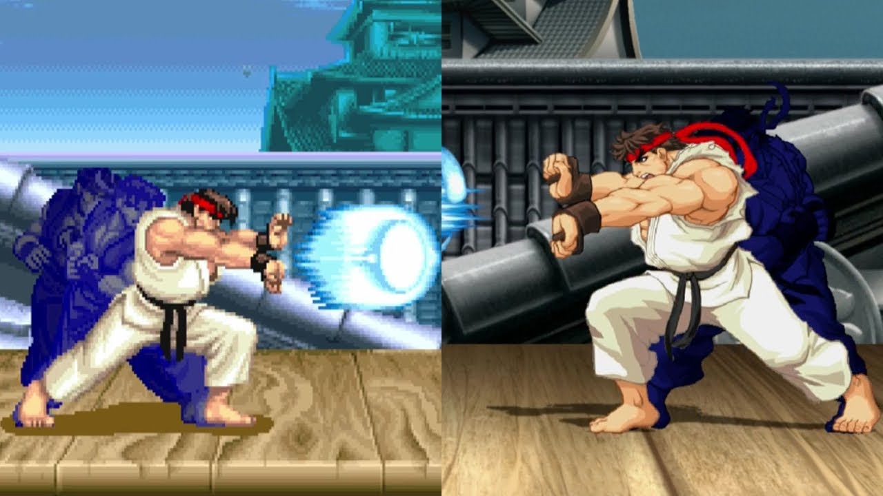 Ultra Street Fighter II: Classic Style vs New Style Supers HD