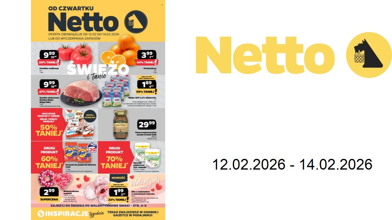 Gazetka Netto - Od czwartku - 12.02.2026 - 14.02.2026