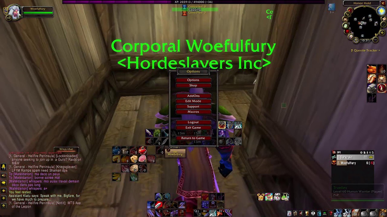 World of Warcraft Burning Crusade Classic Anniversary Edition - Fury Warrior