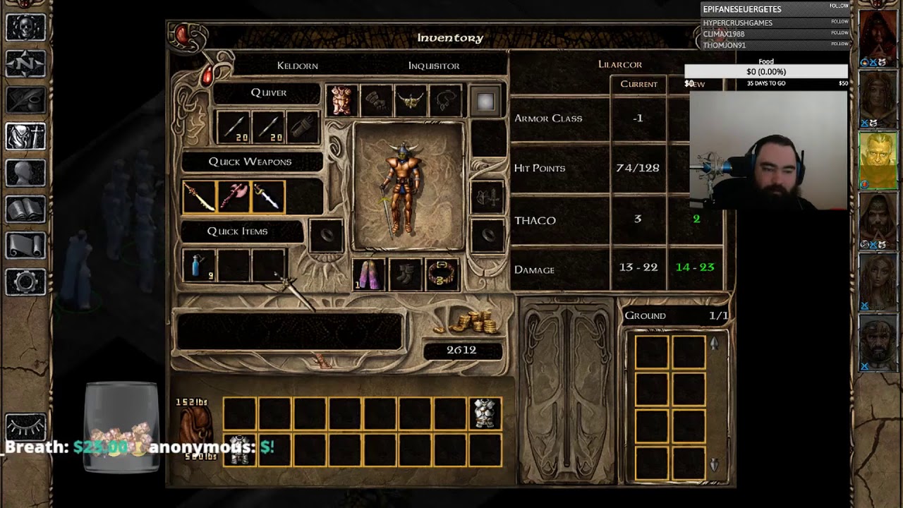 Baldur's Gate Hardcore playthrough Insane SCS no save no reload sorcerer Charles Bronson part 5