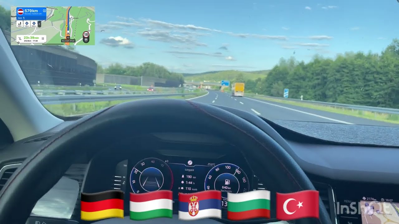 Sıla yolu سفر بل سيارة المانيا الى تركيا