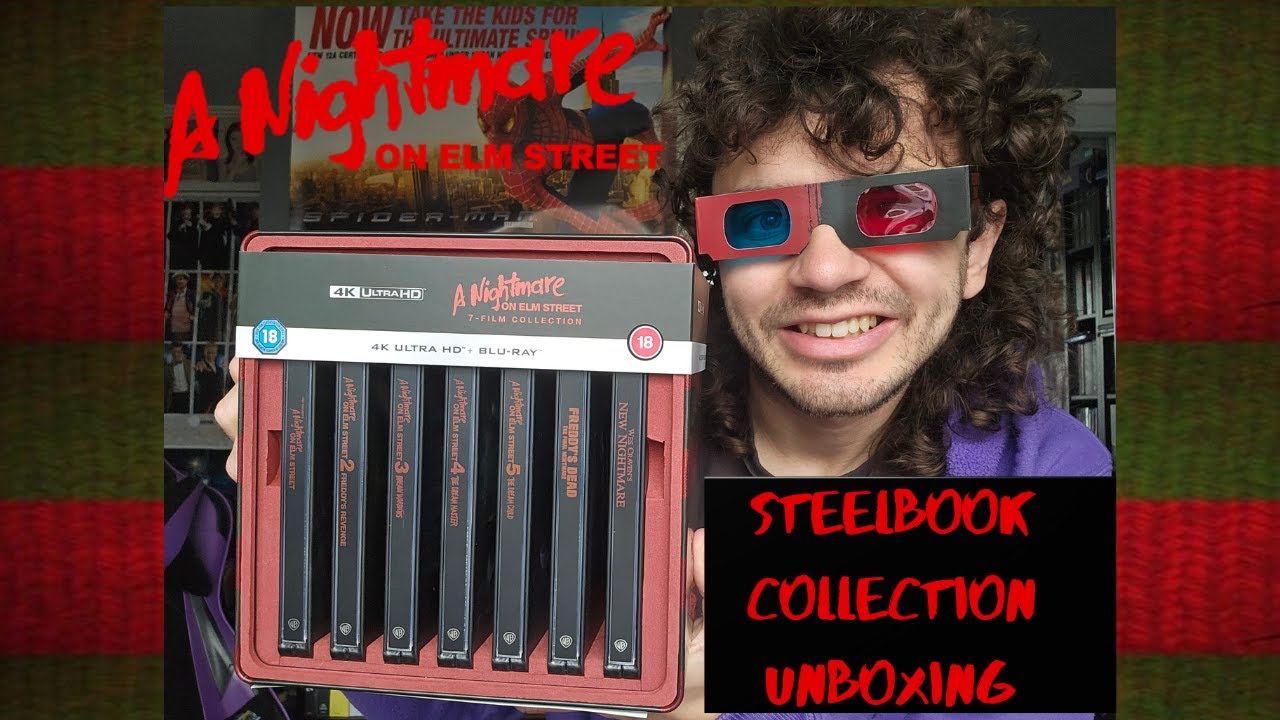 A Nightmare on Elm Street 1-7 Limited Edition 4K Steelbook Collection UNBOXING AND CLOSER LOOK!