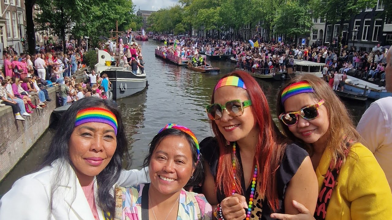 PRIDE FESTIVAL 2025 IN AMSTERDAM, NL
