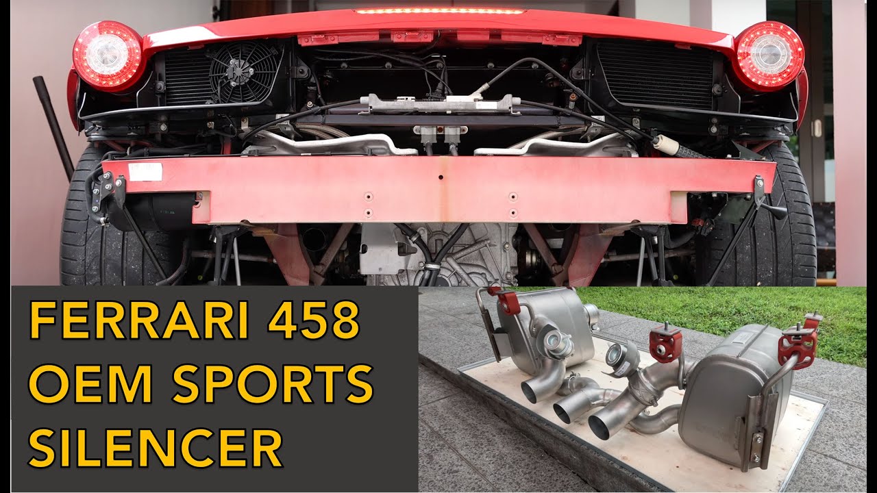 Ferrari 458 OEM Sports Exhaust