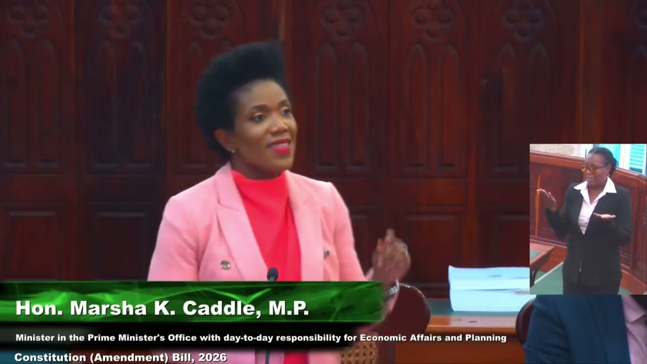 Marsha Caddle speaks on the constitution amendment bill - Antidefection