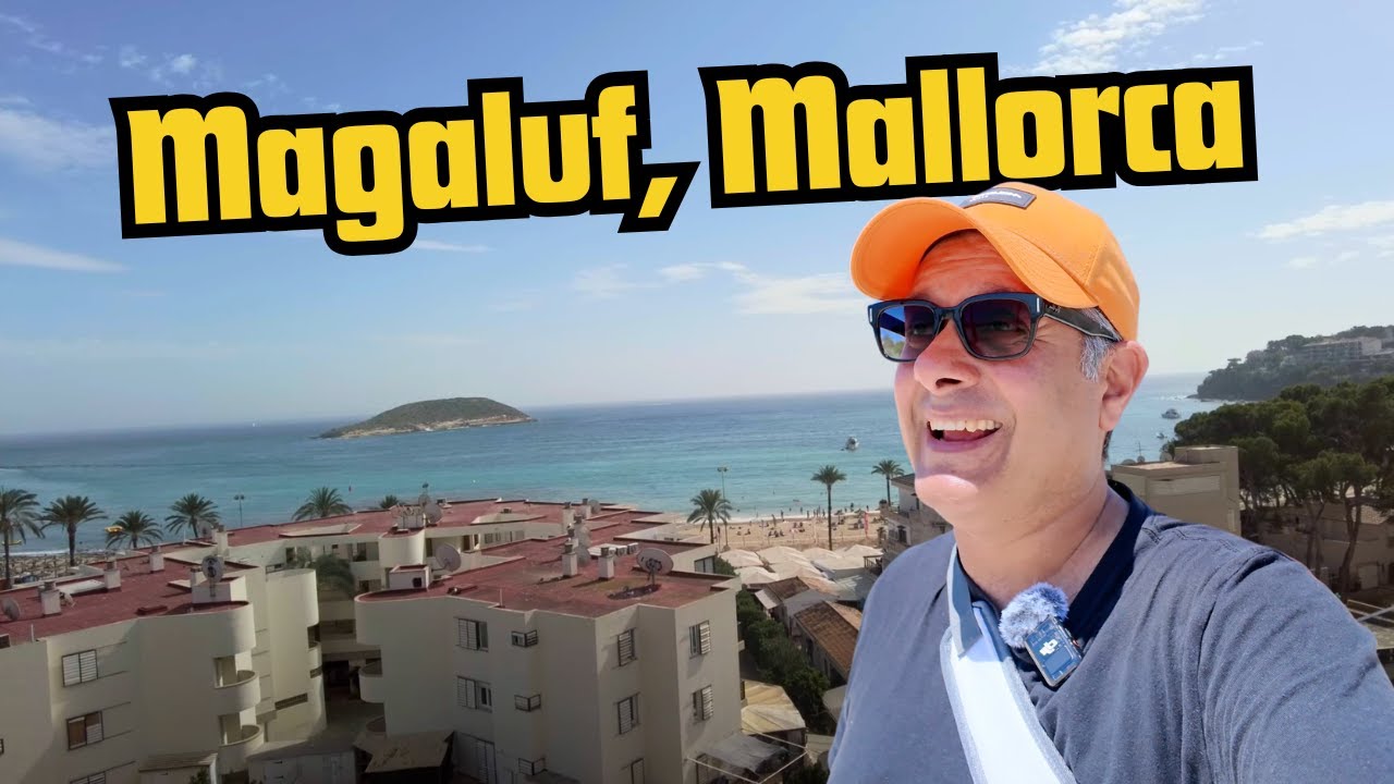 MALLORCA☀️ ASMR INNSiDE Terrrace View Magaluf Beach Relaxing Jazz Sounds