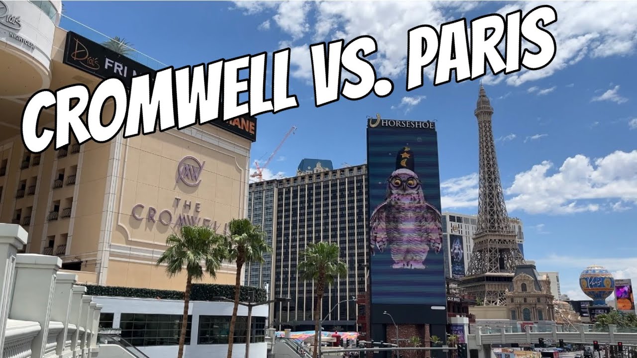 Which French hotel on the Vegas strip is better - Cromwell vs. Paris?!
