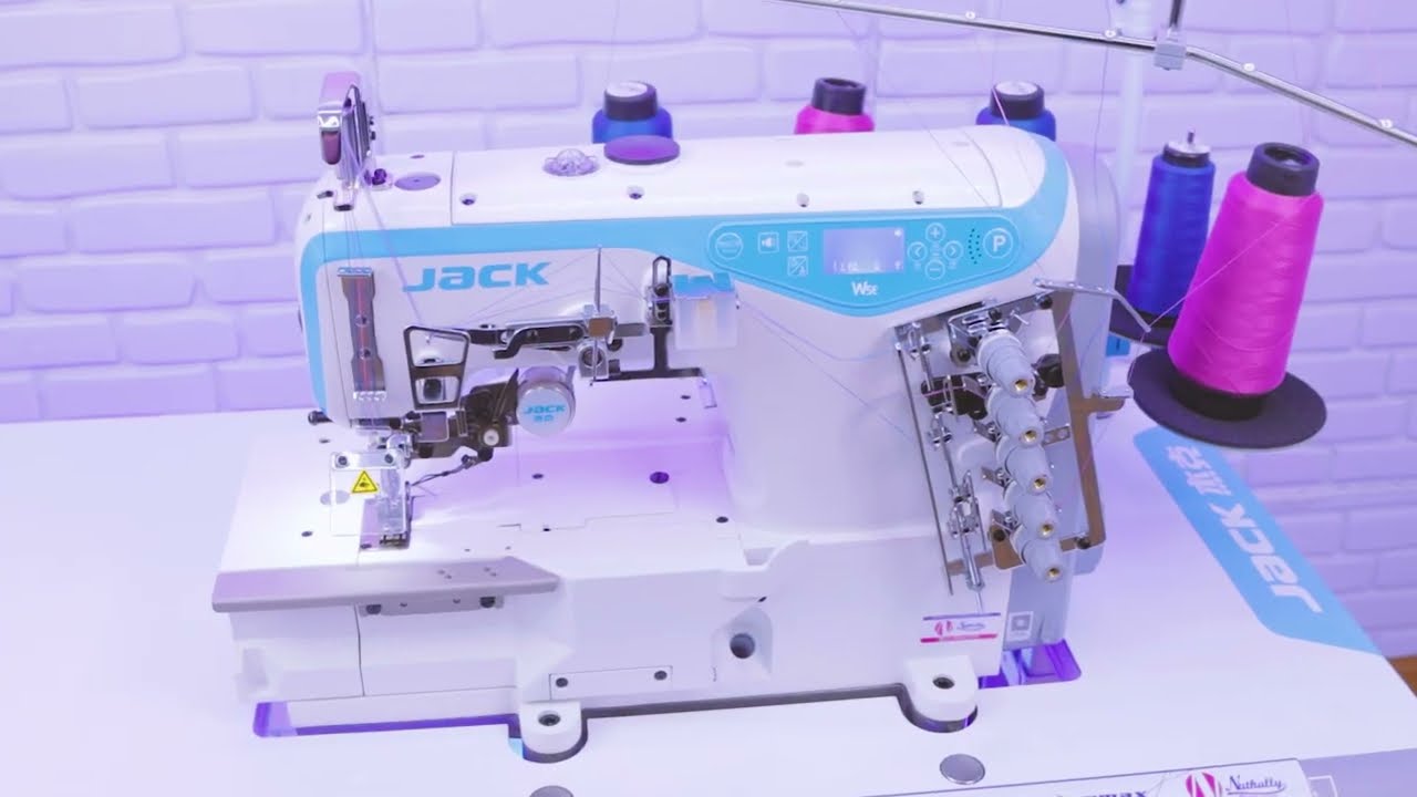 Máquina de Costura Galoneira Eletrônica Industrial Jack - W5E-UT-01GBX364Z