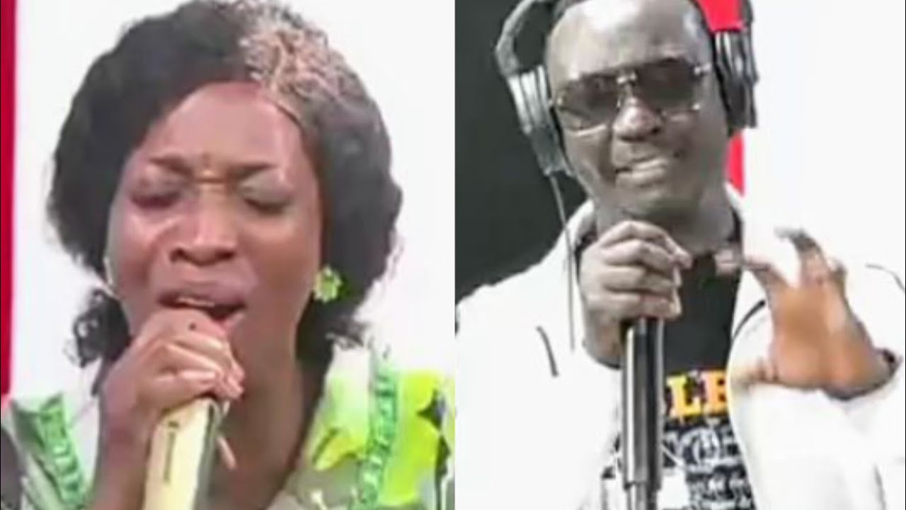 Lady Joy  With Some Powerful  Worship Ministration  On Angel Tv With Apostle Agyenim Boateng.