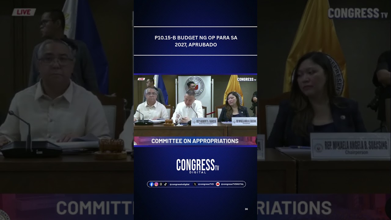 𝐏𝟏𝟎.𝟏𝟓-𝐁 𝐁𝐔𝐃𝐆𝐄𝐓 𝐍𝐆 𝐎𝐏 𝐏𝐀𝐑𝐀 𝐒𝐀 𝟐𝟎𝟐𝟕, 𝐀𝐏𝐑𝐔𝐁𝐀𝐃𝐎