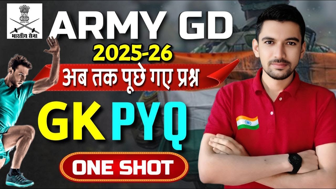 Army GK Important Questions 2025 | Indian Army General Knowledge Top 50 MCQ | Army Exam Preparation