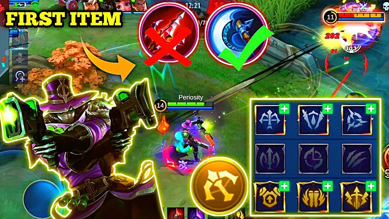 CLINT TOP GLOBAL NEW EMBLEM & BUILD AUTOWIN 2021! | BROKEN FIRST ITEM USING MARKSMAN EMBLEM | MLBB