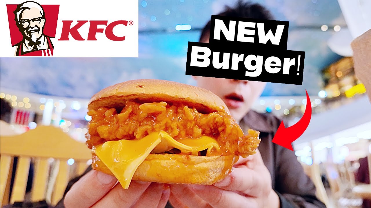 I try the NEW KFC Zinger Drip Burger - i was SHOCKED!