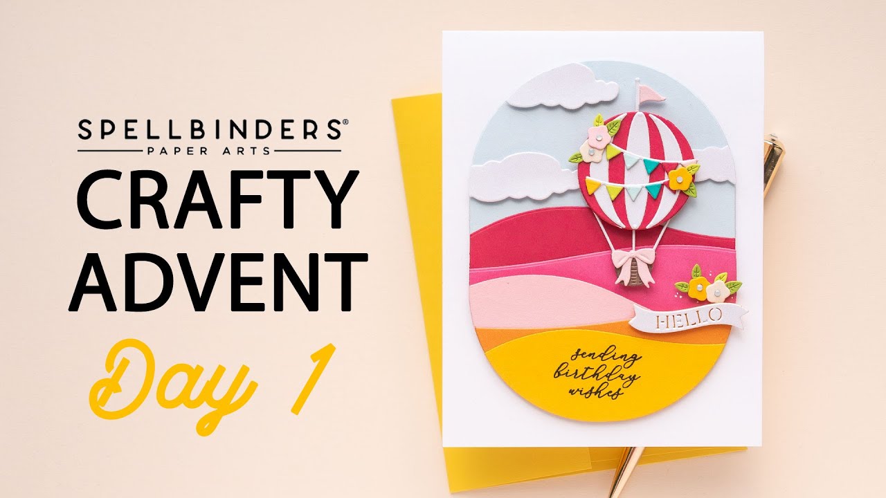 Spellbinders 2024 Crafty Advent Calendar - Day 1