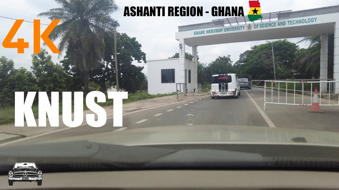 Ayeduase Sunday Drive from KNUST Kumasi Ghana 4K