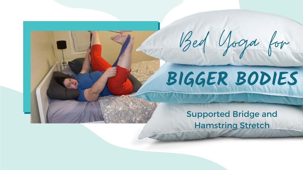 Five Minute Gentle Bed Yoga Practice l Plus Size Yoga