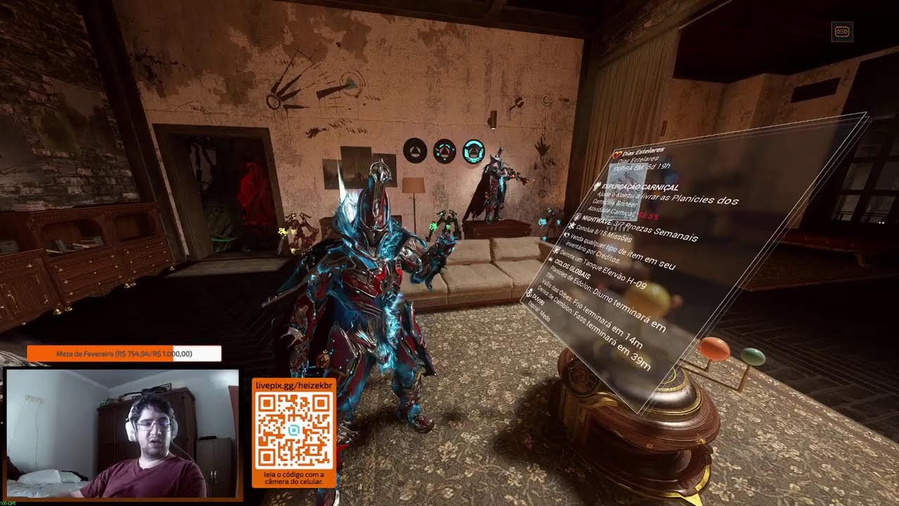 Warframe e Resenha! !pix !discord #warframe #tennocreate