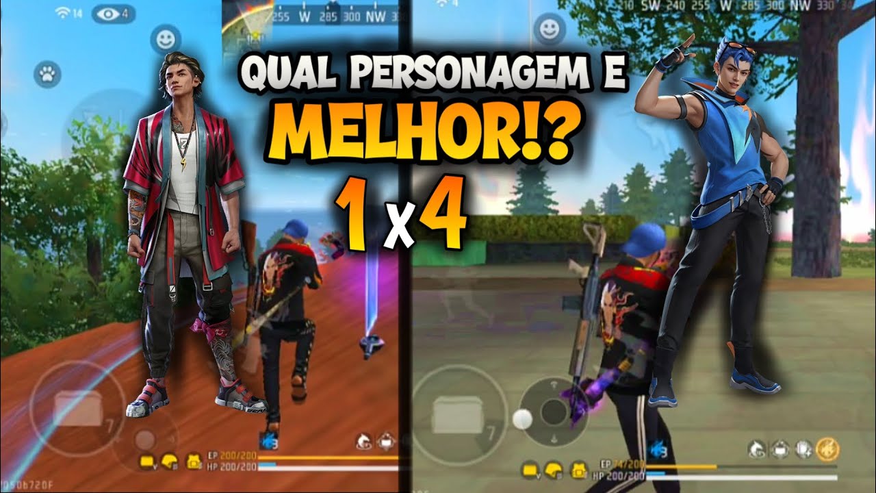 JOGUEI DUAS PARTIDAS PARA VER QUAL É O MELHOR!! 