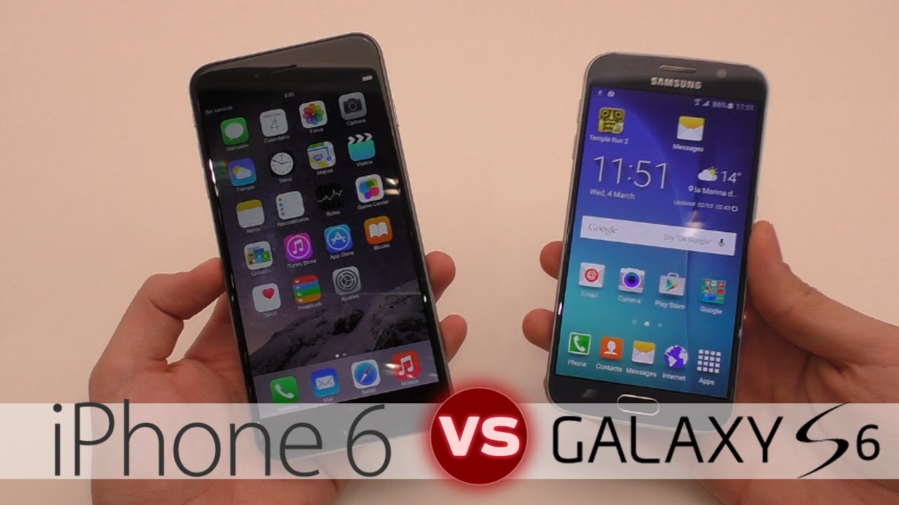 Samsung Galaxy S6 vs iPhone 6 Plus | Comparativa en Español