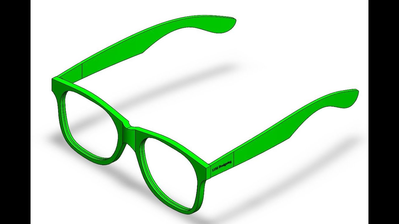 How to Design Sunglasses in Solidworks?