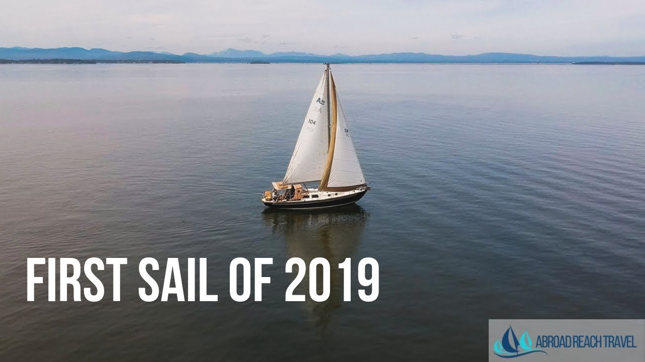 First Sail on Lake Champlain 2019
