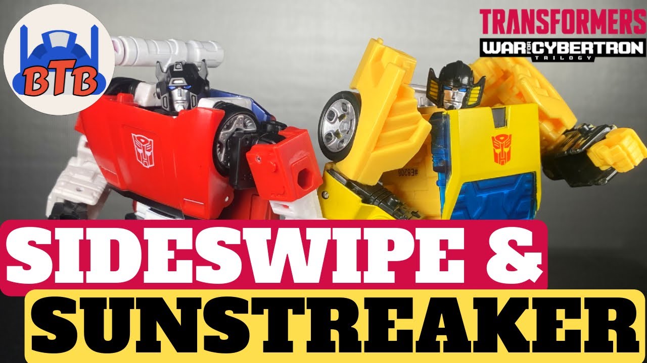 Lam-bro-ghini | #transformers Kingdom Sideswipe & Earthrise Sunstreaker Review | BTB Ep.2