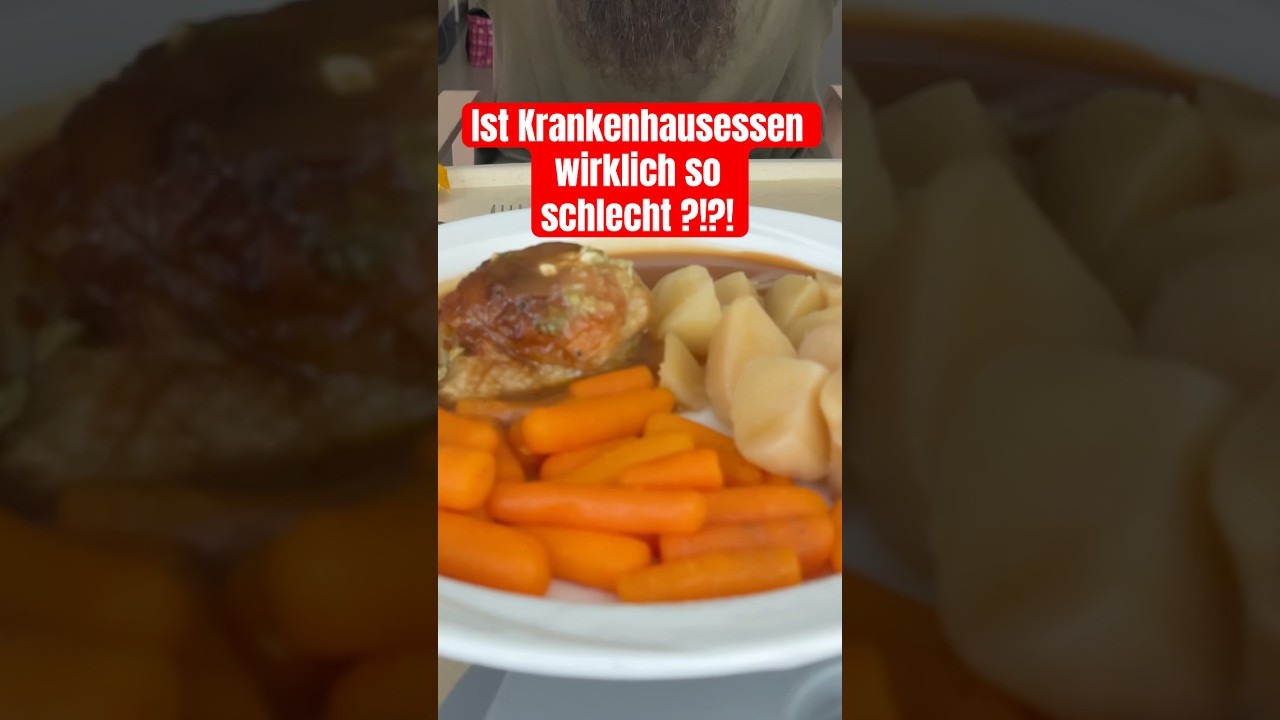 Krankenhausessen im Test - Wirklich so schlecht ?!?!? #food #foodreview #m&uuml;nchen #krankenhaus
