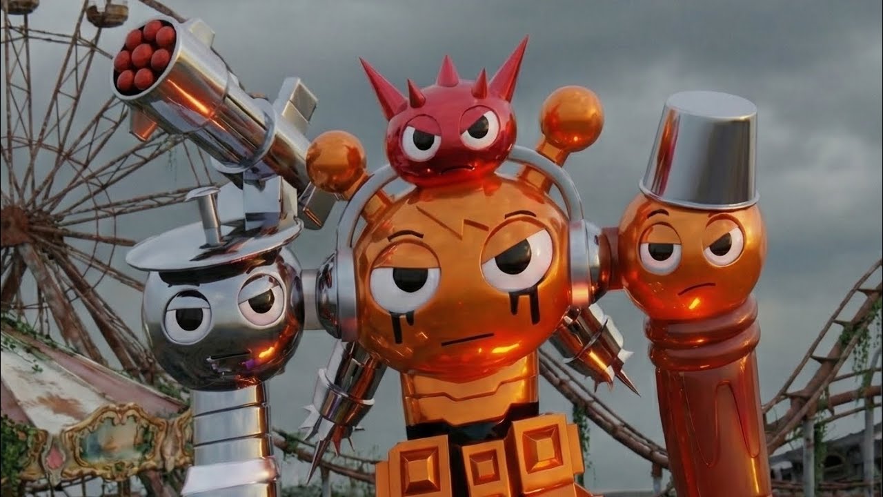 หุ่นยนต์ Daddy Sprunki Incredibox ร่างรวมพลังสุดแกร่ง