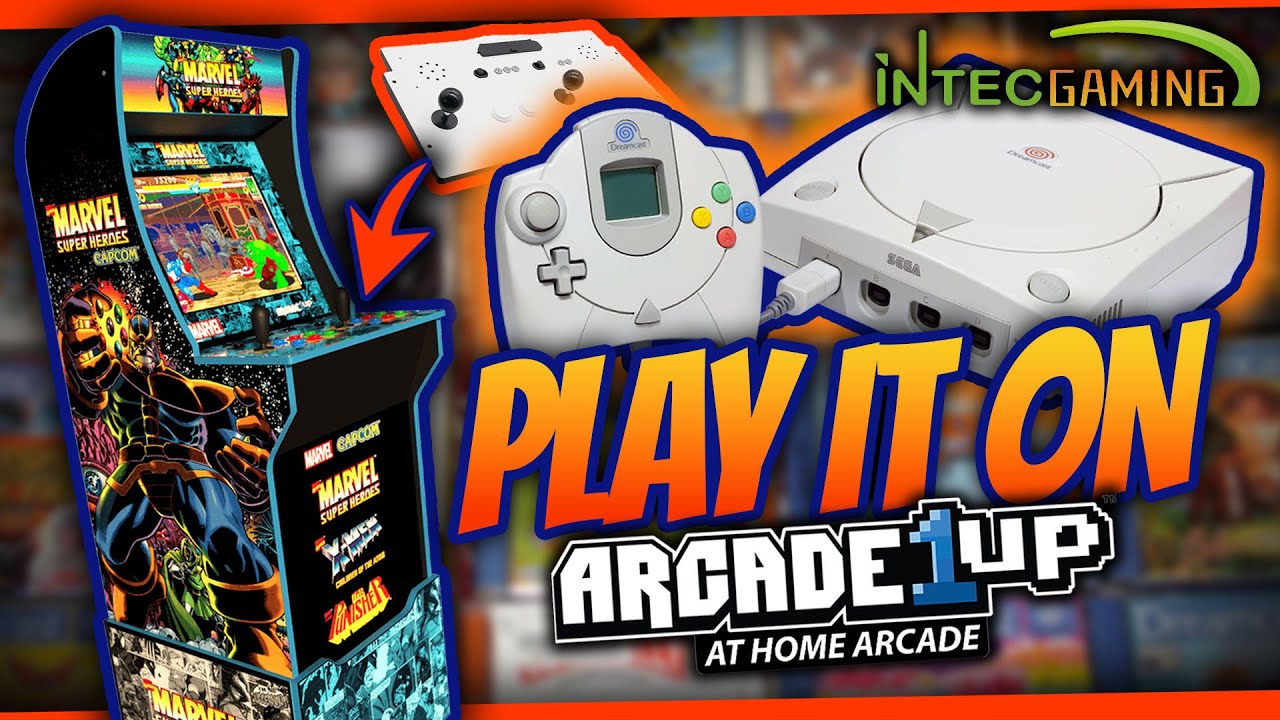 Play SEGA Dreamcast On Arcade1Up! EASY MOD!