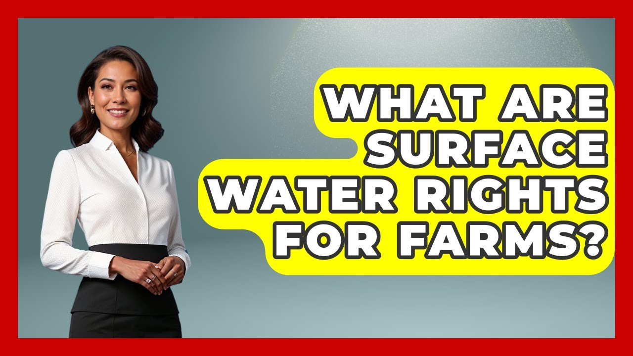 What Are Surface Water Rights For Farms? - Farm Wealth Network