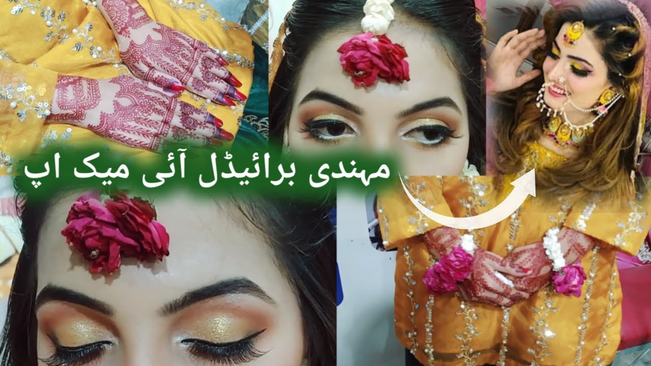 bridal mehndi design full hands | bridal mehndi eye makeup | Farwa vlogs 