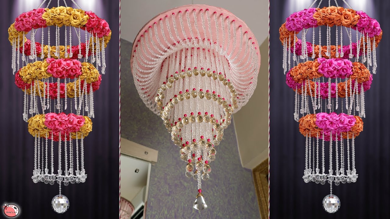 Chandelier.... Beautiful Pearls Wall Hanging Ideas For Your Home !!!